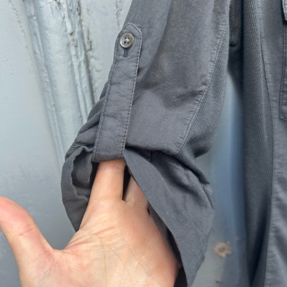 James Perse Sheer Slub Side Panel Shirt, size “3” (L) - Picture 9 of 11